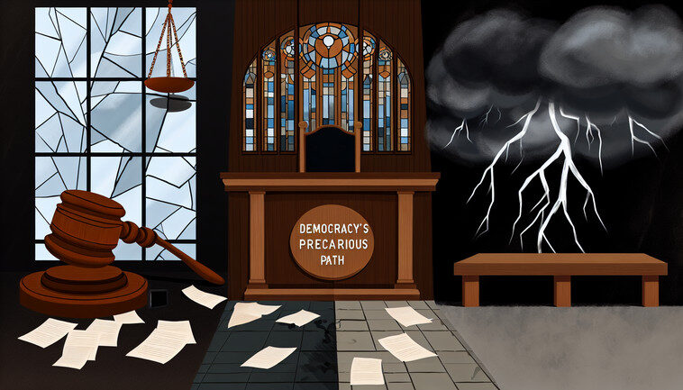 A Judge’s Resignation Rings Alarms: Democracy’s Precarious Path