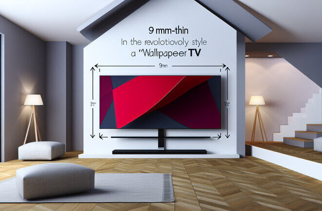 Redefining Minimalism: LG’s Revolutionary 9mm-Thin OLED TV