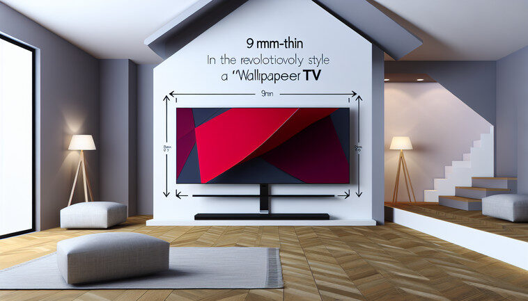 Redefining Minimalism: LG’s Revolutionary 9mm-Thin OLED TV